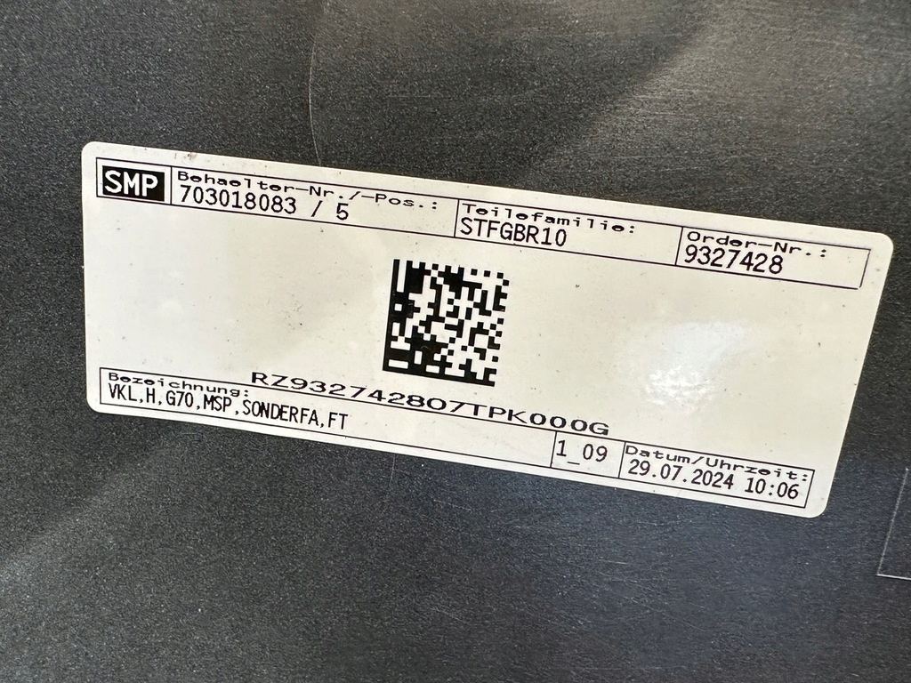 фото №6, Bmw 7 g70 бампер задняя m-pakiet europa c4p