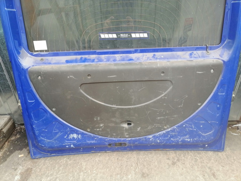 фото №12, Крышка багажника багажника задняя задняя fiat doblo i - granatowa