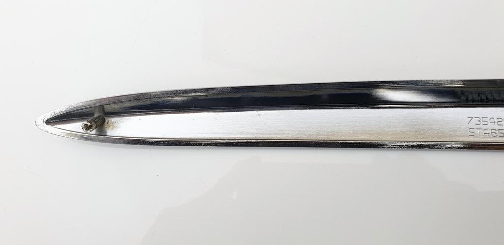 фото №13, Fiat 500 молдинг накладка хром датчик дощу бампера бампер перед передня права