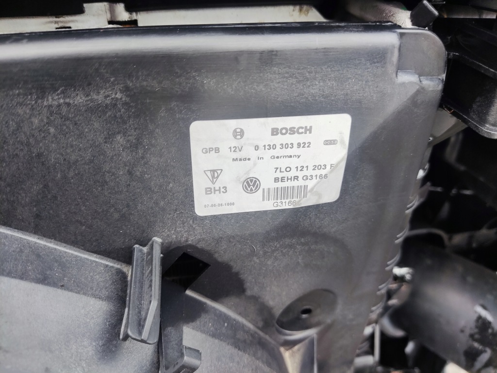 Ремень перед комплект радиатор вентилятор porsche cayenne 1 4.8 v8 2007-09 рестайлинг Оригинал