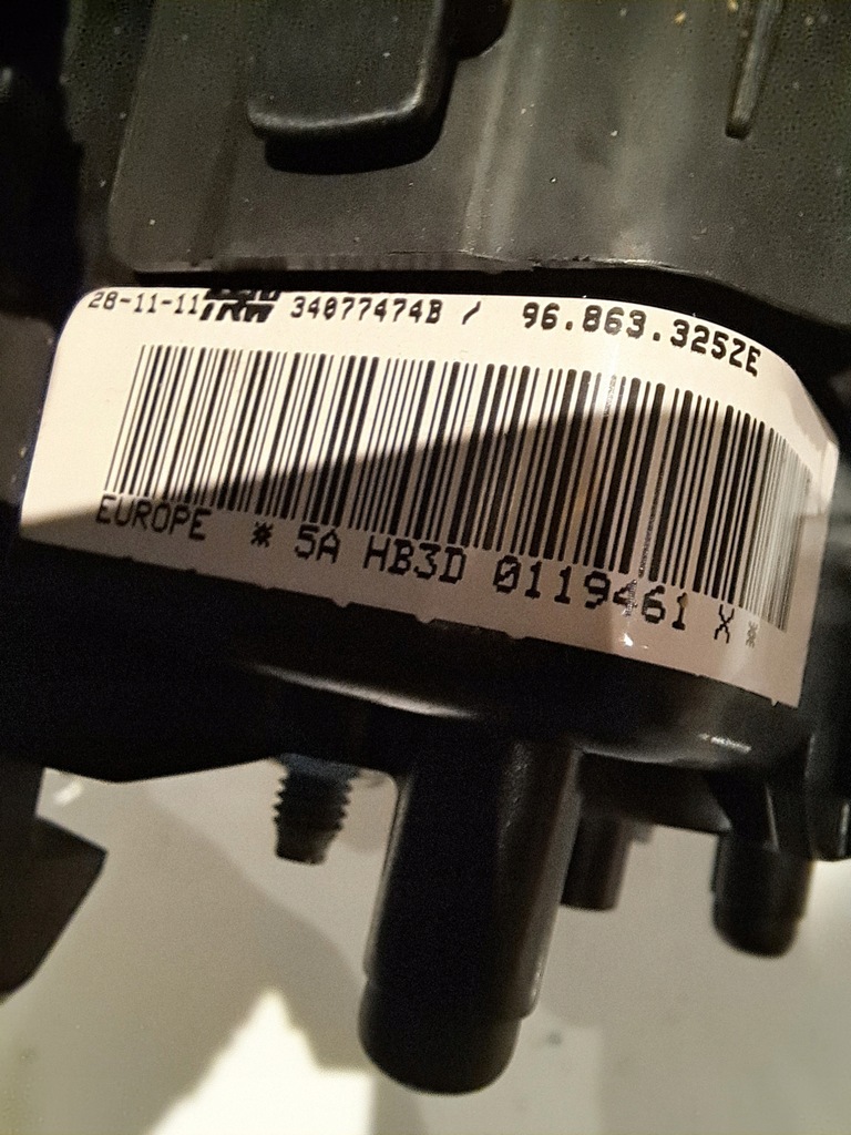 фото №6, Peugeot 508 i подушка безпеки подушка водія 96863325ze