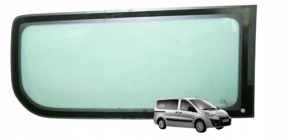 фото №1, Стекло peugeot expert fiat scudo peugeot expert 2006- левая 2 зона зелёный