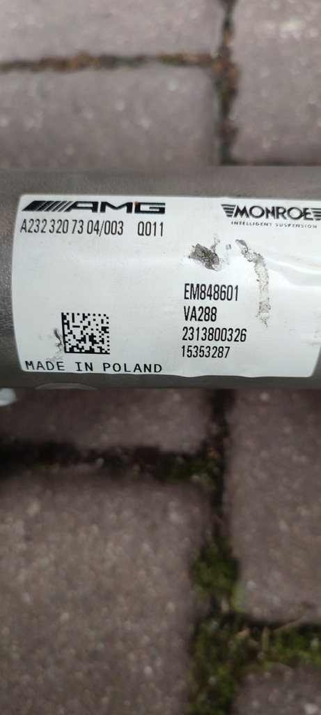 фото №14, Амортизатор левый передний mercedes sl amg w232 r232 w2323207304 амортизационная стойка