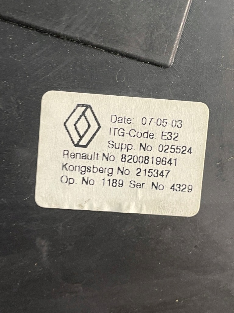 фото №6, Выборщик домкрат тросы автоматическая коробка передач 8200819641 renault espace iv europa ori