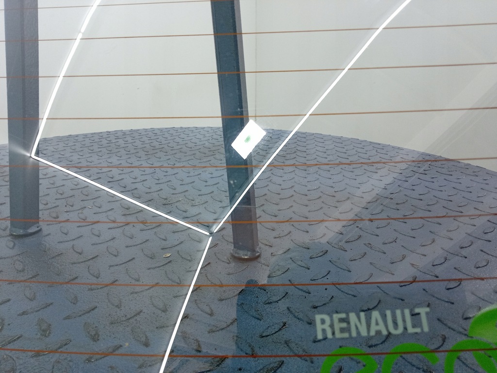 фото №4, Renault clio iii 3d hb стекло крышки задняя задний