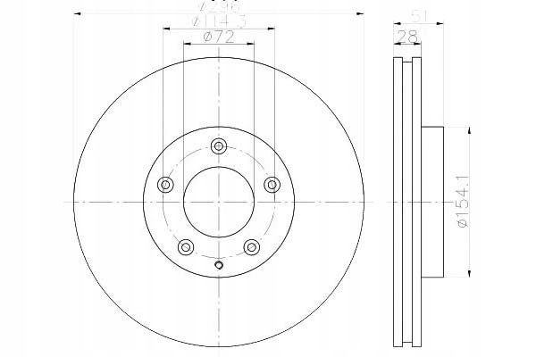 фото №1, Тормозные диски тормозные 2szt mazda перед mpv 02- textar