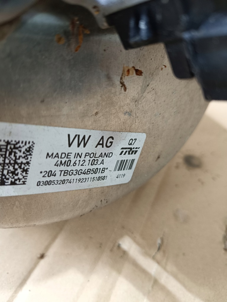 фото №5, Audi q7 4m усилитель тормозов насос тормозная 4m0612103a