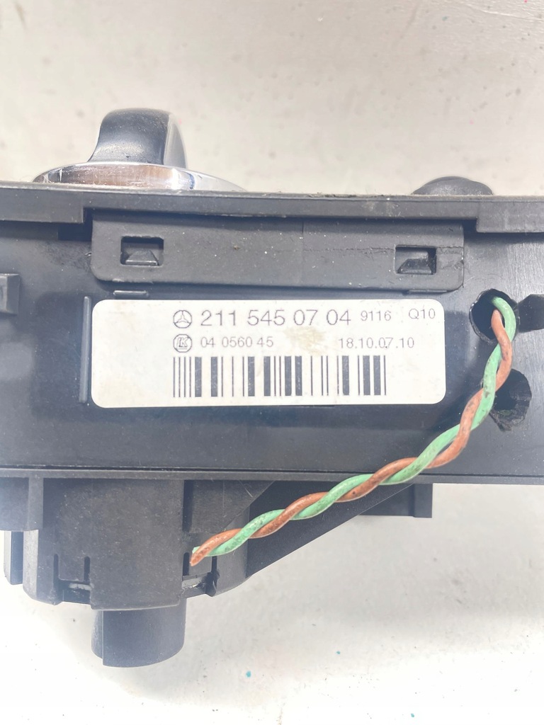 фото №7, Mercedes-benz e w211 2008 панелі керування, перемикачі