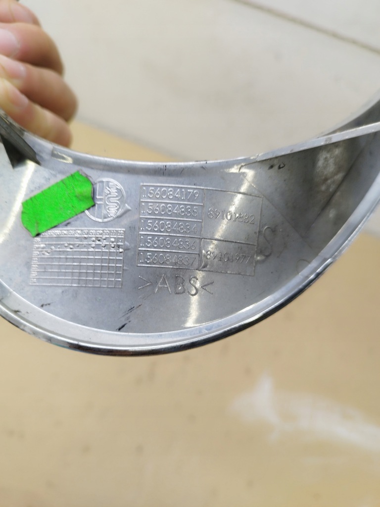 фото №13, Захист хром панель фари рамка лампи ліва перед alfa romeo mito 2008-2016