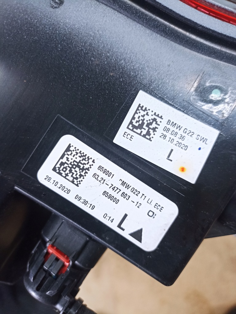 фото №10, Лампы задняя комплект europa bmw 4 g22 g23 g26 7477603 7477604 7477607 7477608