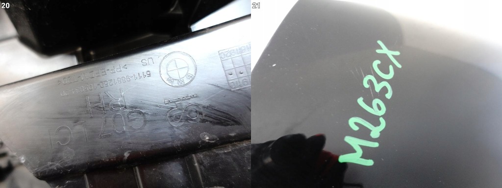 Bmw x7 g07 lift lci m-pakiet msp 22- бампер спойлер решётка радиатора перед pdc с Разборки