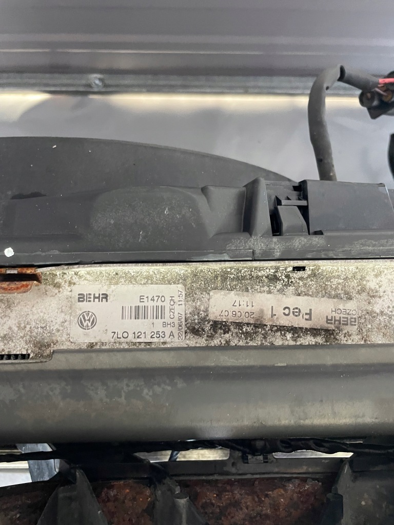 фото №6, Kompletny pas передній радіатор вентилятори audi q7 4l 4.2 tdi