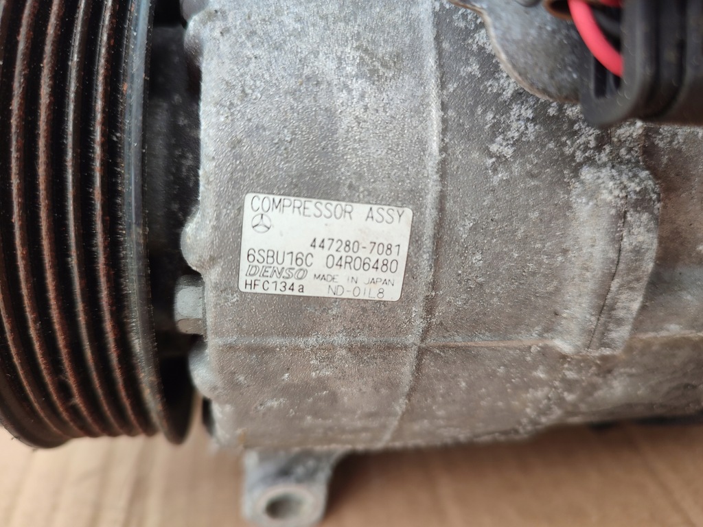 фото №7, Компресор кондиціонера mercedes glk x204 2.2cdi 447280-7081 оригінал