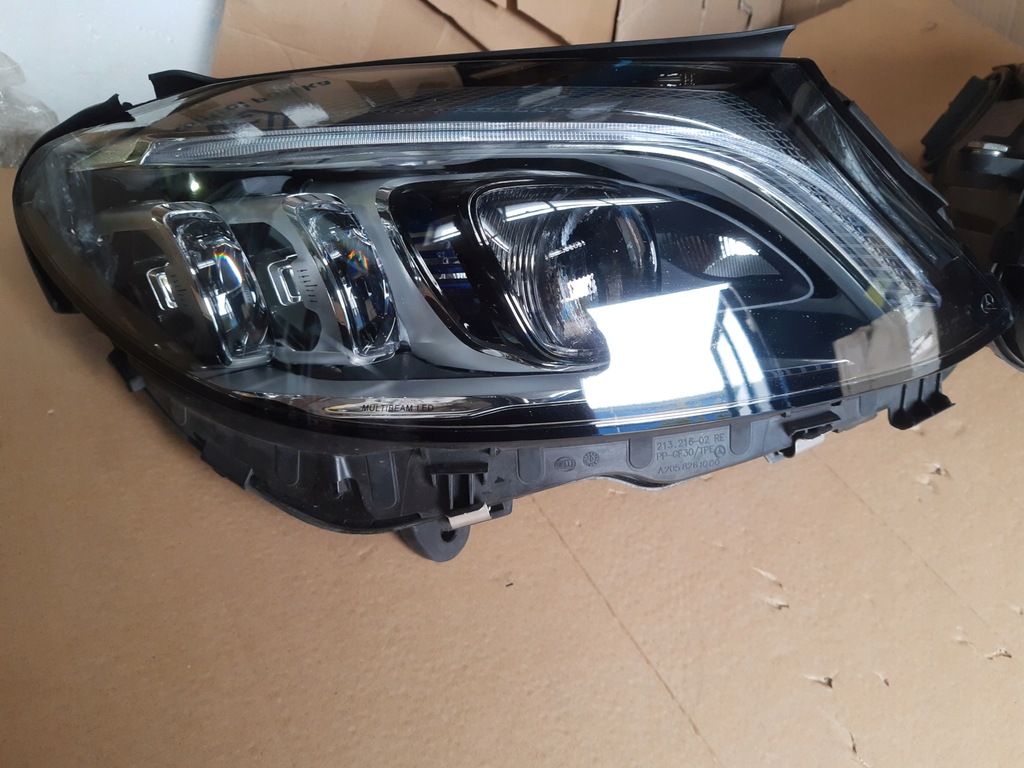 фото №14, Mercedes c 205 lift лампа led левая+ правая multibeam a2059068505 a2059068605