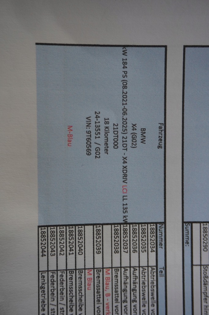 фото №12, Подвеска поворотный кулак амортизатор перед bmw x4 g02 6882597 15km