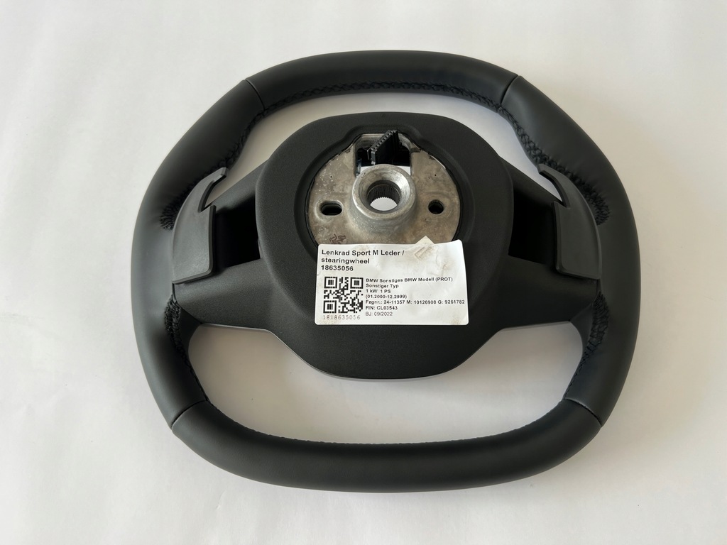 фото №5, Bmw ix i20 повітропровід шкіра керування пелюстки перемикання jak nowa оригінал bmw