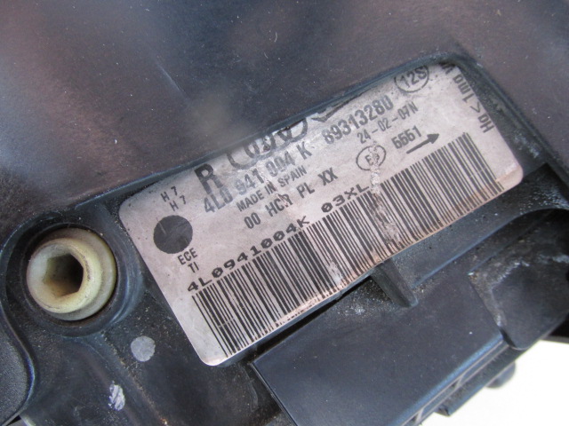 фото №6, Audi q7 4l 2007r лампа фара правий перед 4l0941004k anglik