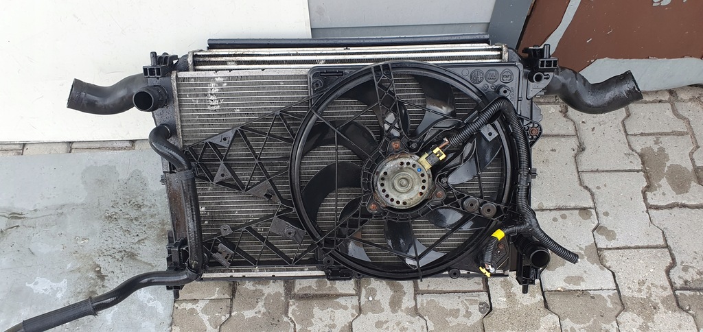 фото №1, Opel combo d 1.6 d комплект радиатор