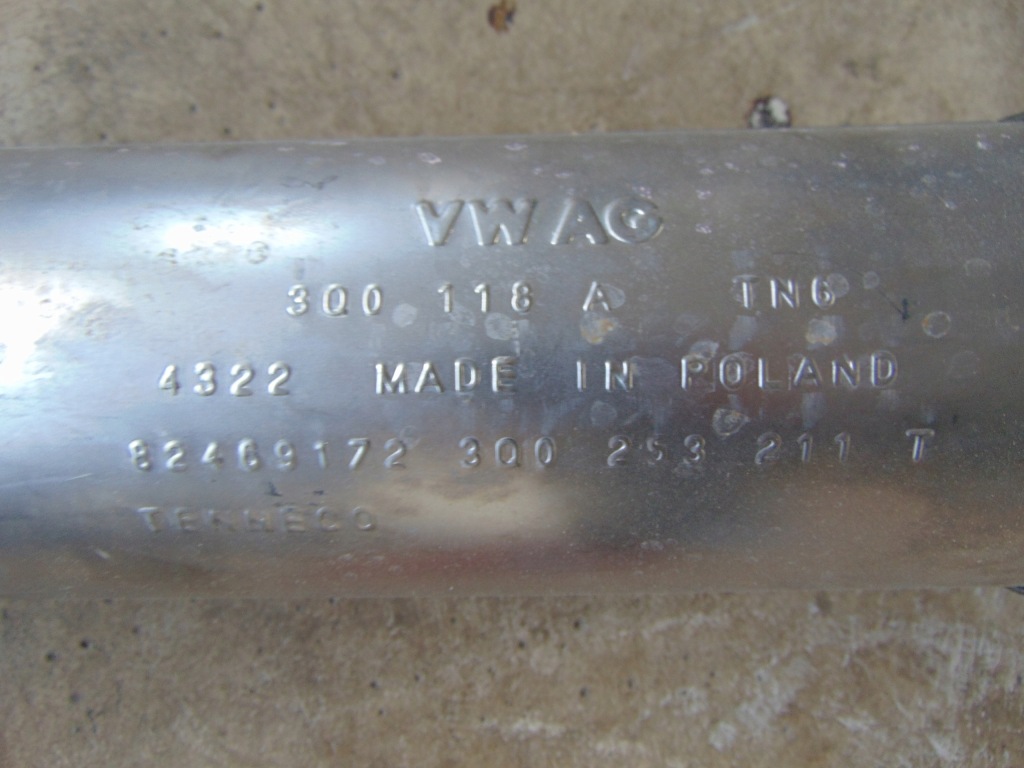 фото №11, Vw passat b8 выхлоп гаситель 1.5tsi 3q5253611ae 22r