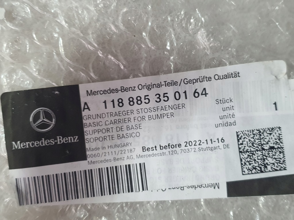 Mercedes cla w118 левый направляющая перед a1188853501 Цена