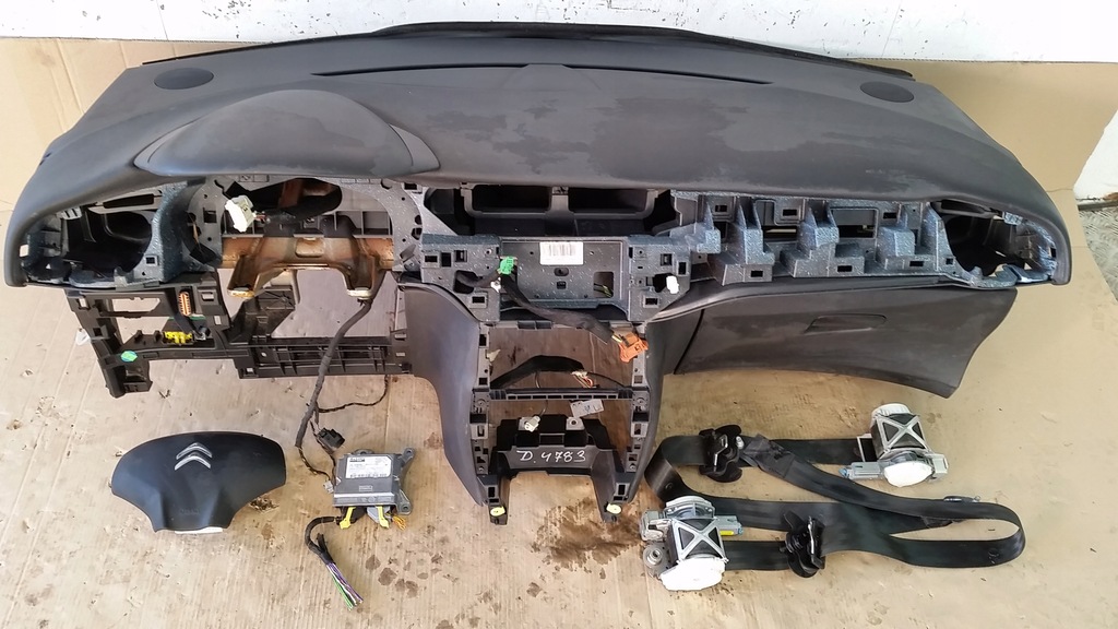 фото №1, Citroen c3 ii приборная панель приборная подушка безопасности ремни