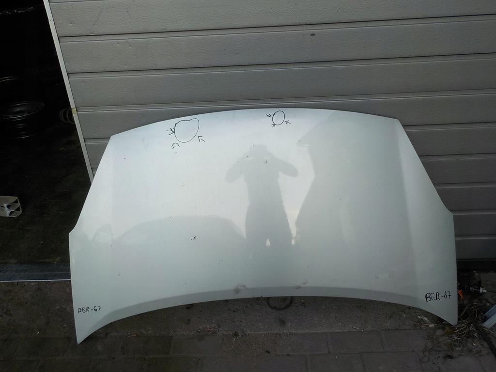 фото №1, Citroen berlingo ii 1.6ehdi капот кришка двигуна