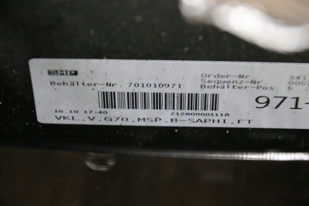 фото №16, Bmw 7 g70 i7 m-pakiet kompletny бампер перед передний 475 black sapphire