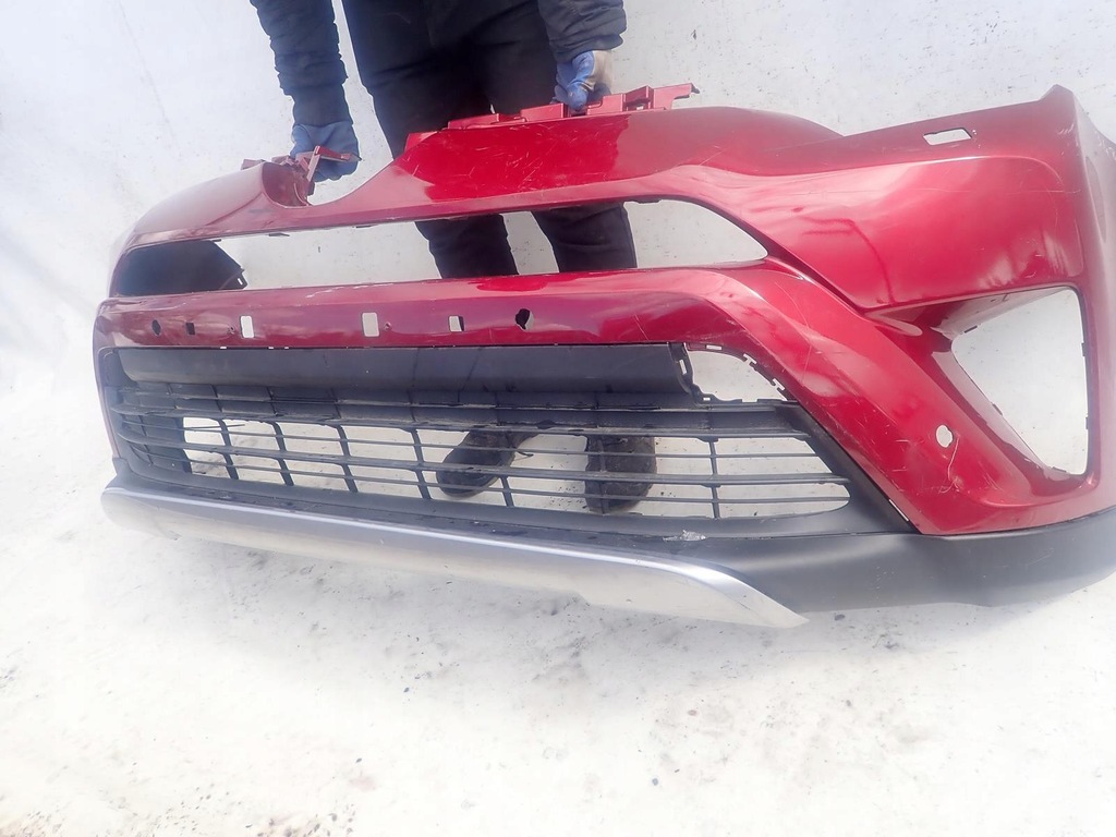 фото №7, Toyota rav4 iv lift 15-19 бампер перед sprysk pdc