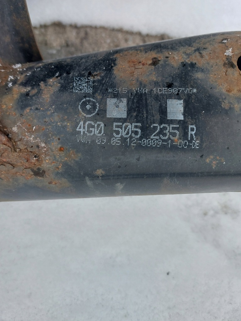 фото №8, Полный подвеска подрамник задняя audi a7 4g quattro 4g0505235r