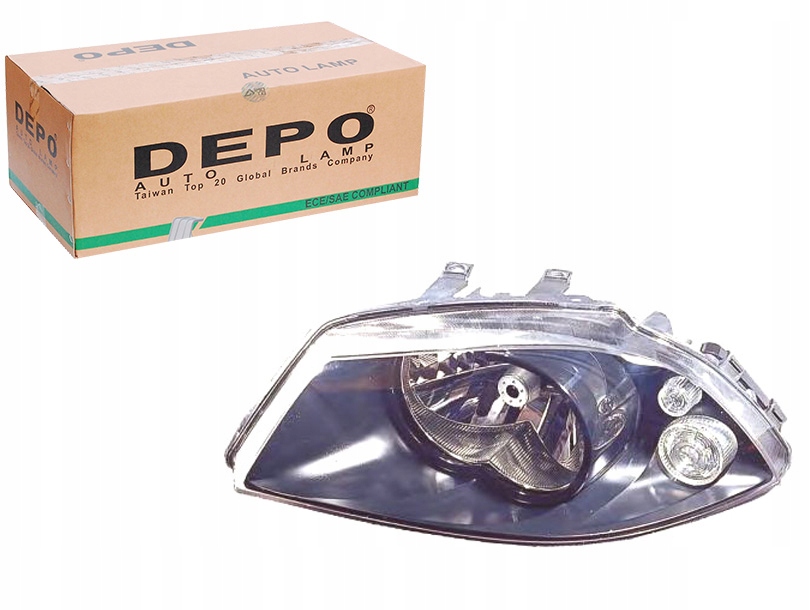 фото №1, Depo фара seat cordoba h4 02-09 le