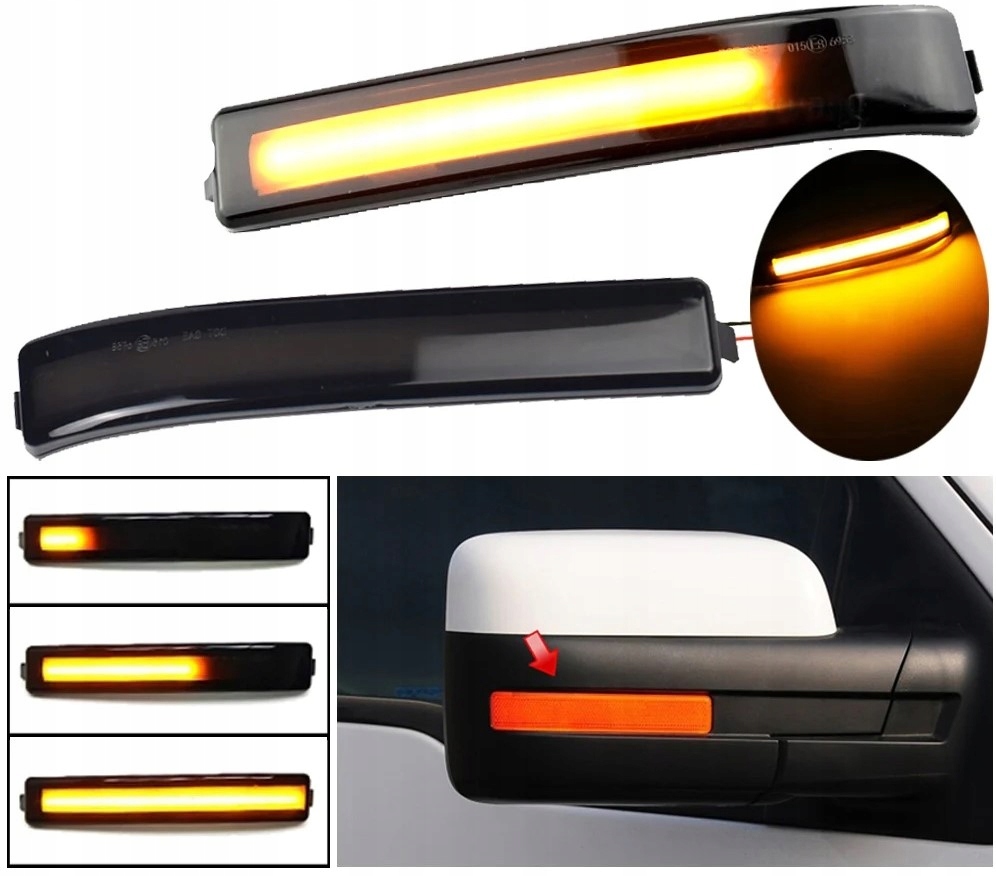 фото №1, Набір led поворотник дзеркало ford f150 2009-2014 svt raptor