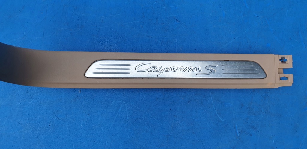 фото №5, 1x накладка порог порог накладка молдинг beż porsche cayenne s 7p5 958