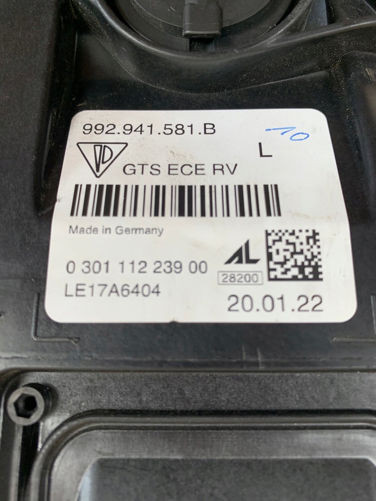 фото №16, Porsche 911 992 gts full led matrix левая ładna