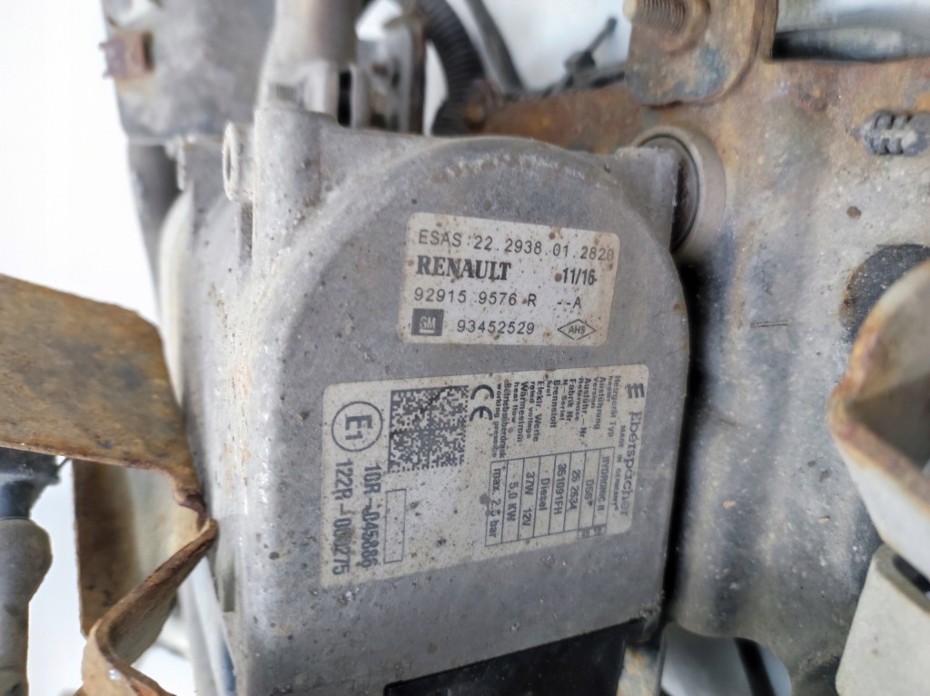 фото №7, Webasto обогреватель стояночный vivaro b trafic iii 3