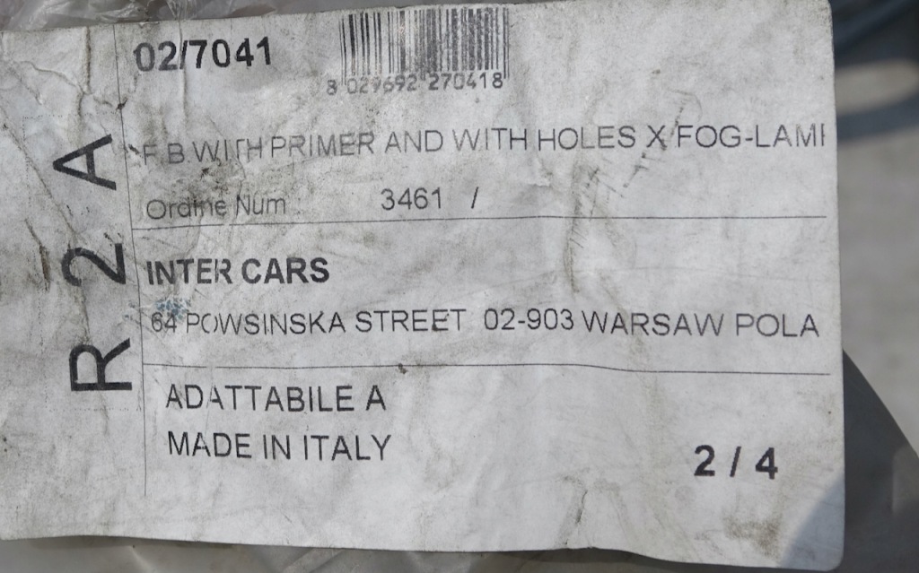 фото №7, Бампер передний opel vectra b rok 95-99