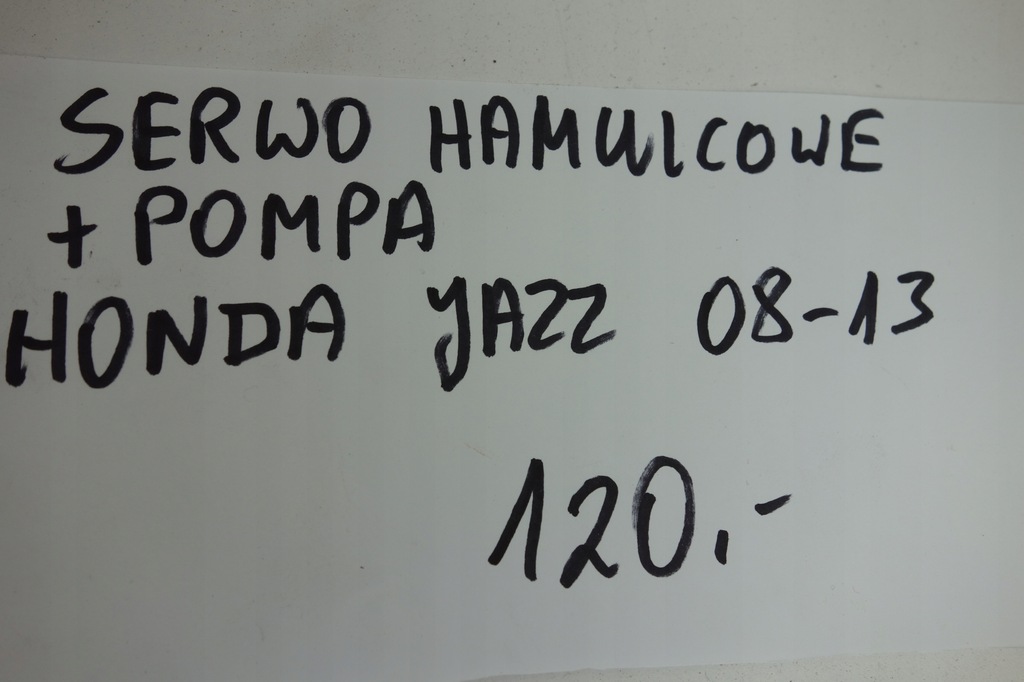 фото №6, Усилитель тормозов тормозные насос honda jazz ii city v