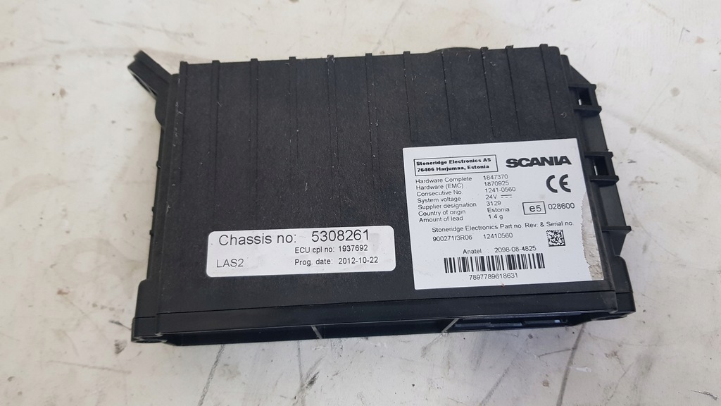 фото №1, Центральний замок блок керування scania r 1937692