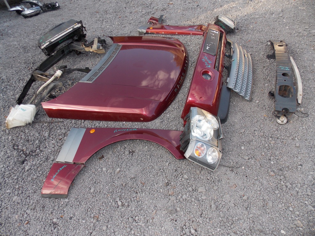 фото №7, Бампер капот крила лампа комплект перед range rover vogue 4.4 lrc 696