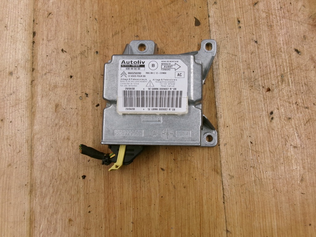 фото №1, Citroen berlingo iii датчик подушек air bag