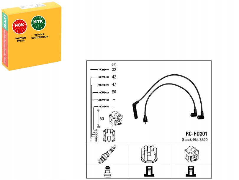 фото №1, Набор трубопровод зажигания hyundai atos 1.0 02.9