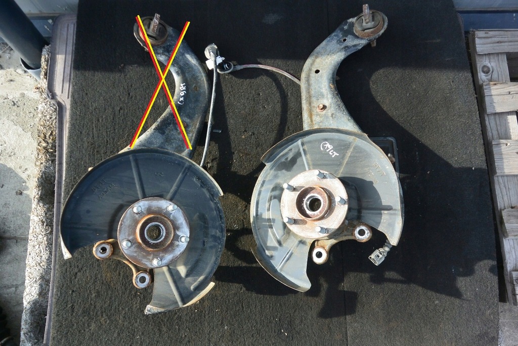 фото №1, Mazda cx9 ii tc 16- поворотный кулак задняя 4wd левая правая