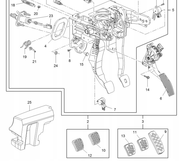фото №9, Оригінальний номер opel 39009726 накладка педалі ham. opel astra k 15-