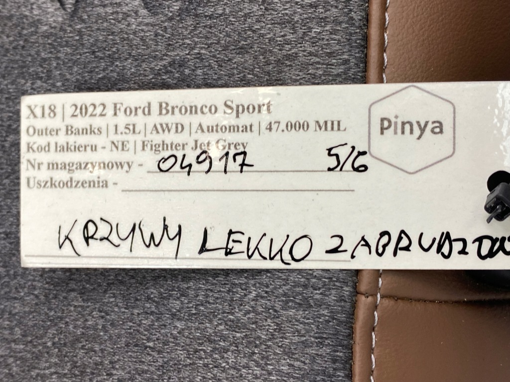 фото №12, Сиденья заднее сиденье салон комплект кожа ford bronco sport 2020+ usa