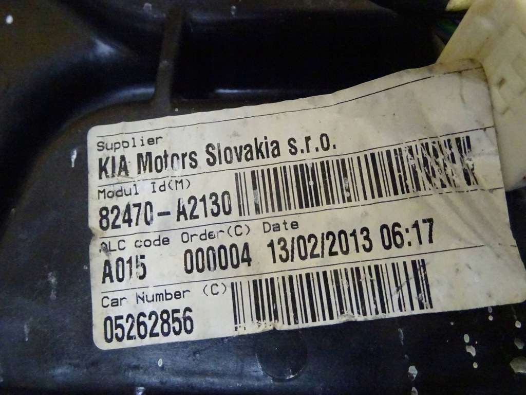 фото №7, Підйомник вікон лівий перед kia ceed ii 12-18r 82450-a2010 nr10