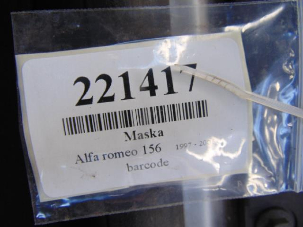 Alfa romeo 156 капот код лакокрасочного покрытия 612/a состояние как на фото с Разборки
