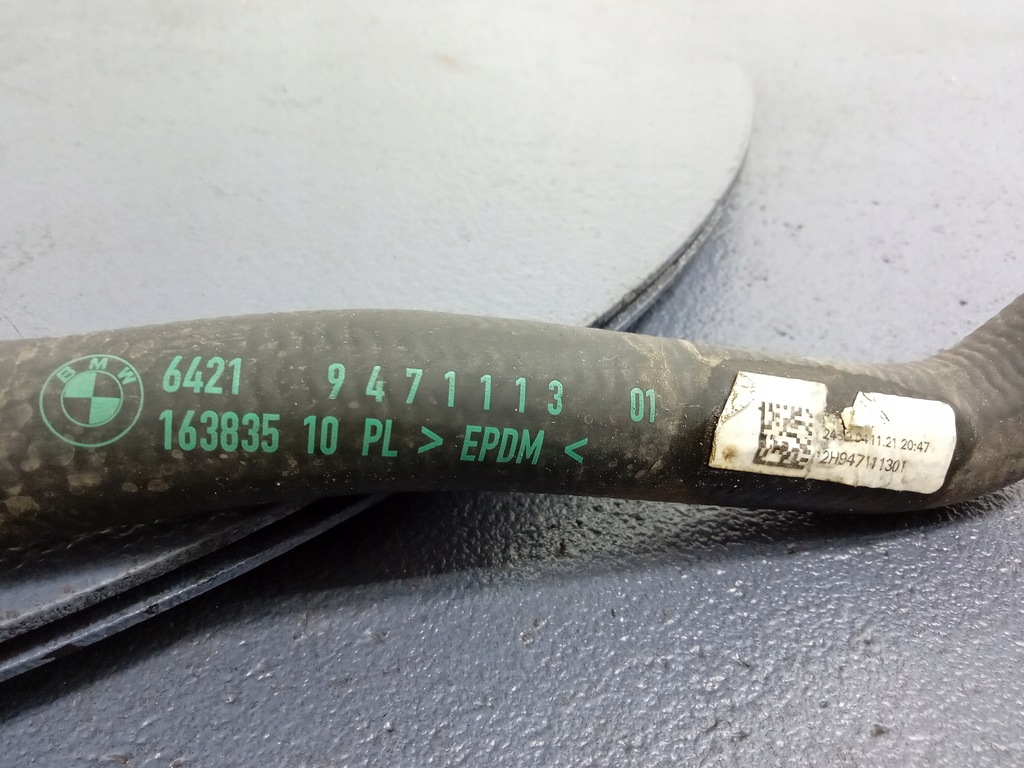 фото №6, Bmw 7 g11 g12 3.0d b57 шланг wąż wody 9471113