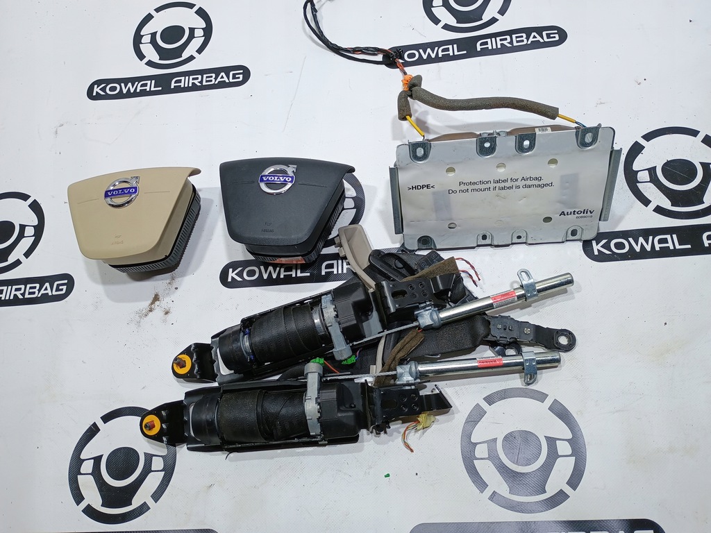 фото №8, Volvo xc60 xc 60 i приборная панель консоль подушка безопасности подушки безопасности ремни оригинал демонтаж