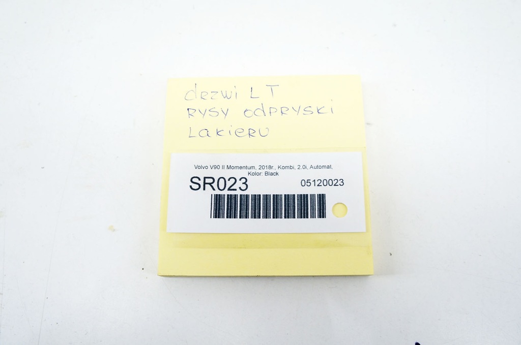 фото №11, Sr023 volvo v90 ii t5 16- ^ дверь левый задняя black kombi