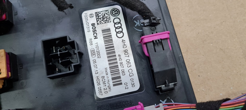 фото №5, A6 c7 4g модуль блок керування комфорту 4h0907063cg a7 4g