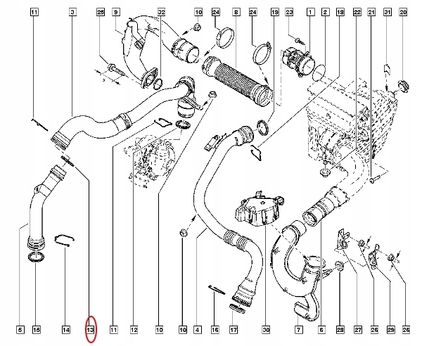 фото №5, Прокладка трубка turbo 1.5dci megane 7701071162